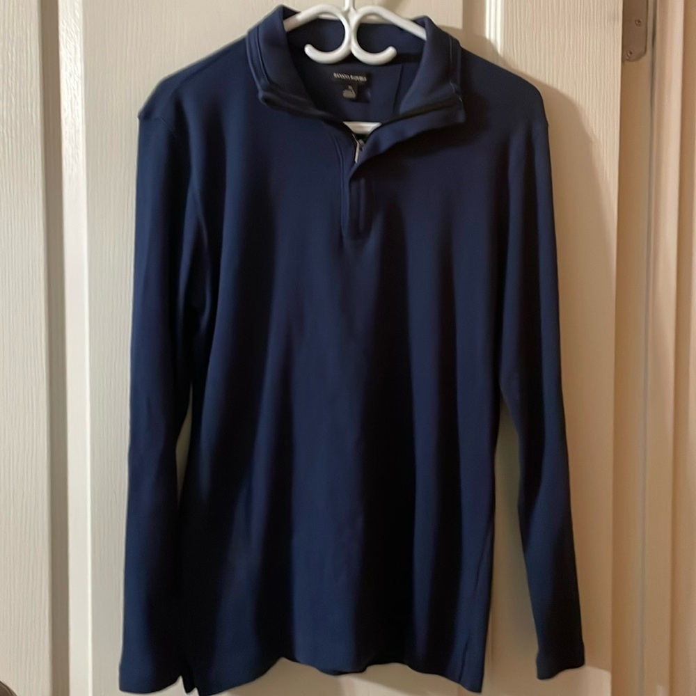 Banana Republic dark blue Merino wool